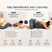 Sweet Spot Pillow, Chiro Monk Pillow for Couples, 27° Angle Perfect Position Ergonomic Contoured Sup - Image 7