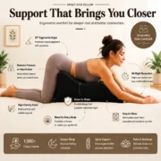 Sweet Spot Pillow, Chiro Monk Pillow for Couples, 27° Angle Perfect Position Ergonomic Contoured Sup - Image 6